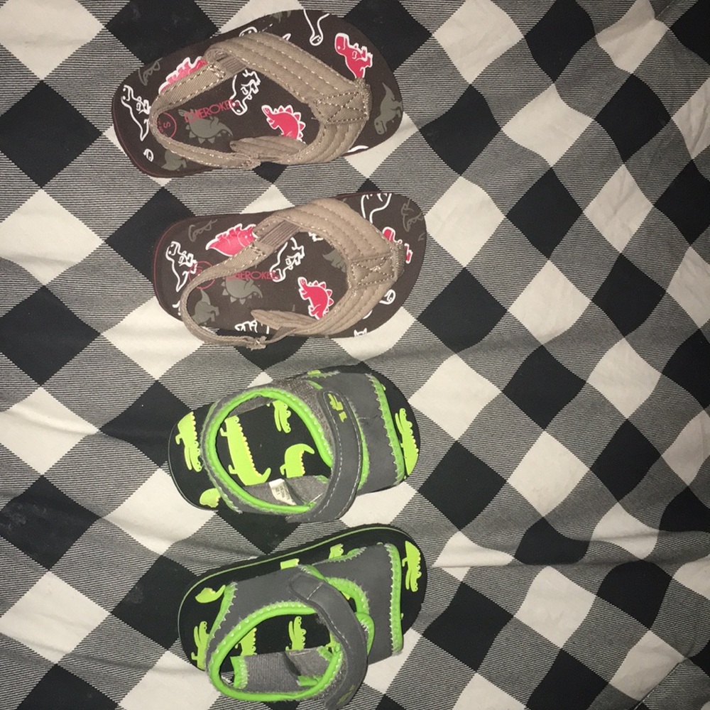 Size 5 baby boy sandal lot